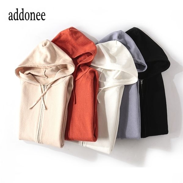zipper coat spring autumn winter women knitted sweater hooded casual loose warm cardigan solid female y200720, White;black
zipper coat spring autumn winter women knitted sweater hooded casual loose warm cardigan solid female y200720, White;black