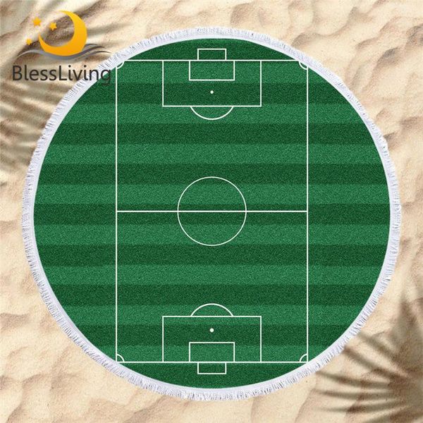 blessliving sports beach towel football field round bath towel with tassel green toalla microfiber striped picnic mat 150
blessliving sports beach towel football field round bath towel with tassel green toalla microfiber striped picnic mat 150