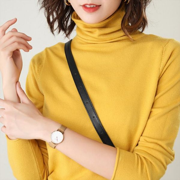2021 autumn and winter new cashmere sweater women high collar pullover sweater pullover knitted wool, White;black
2021 autumn and winter new cashmere sweater women high collar pullover sweater pullover knitted wool, White;black
