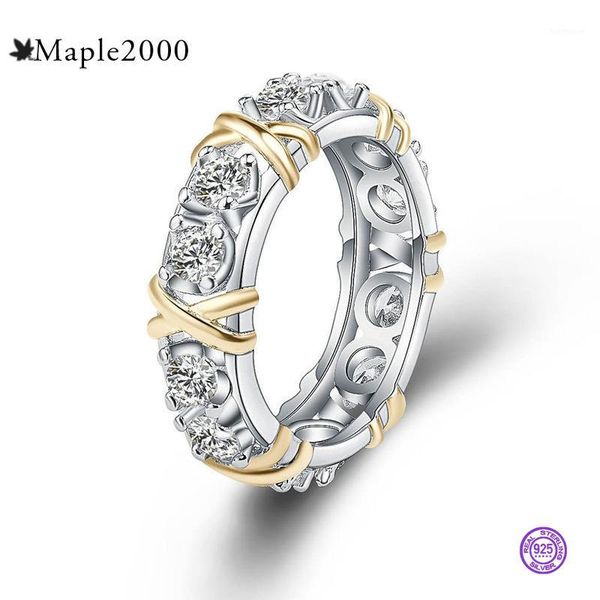 fine jewelry charm for women ring 925 sterling silver unique temperament silver ring female zircon queen's jewelry1, Golden;silver
fine jewelry charm for women ring 925 sterling silver unique temperament silver ring female zircon queen's jewelry1, Golden;silver