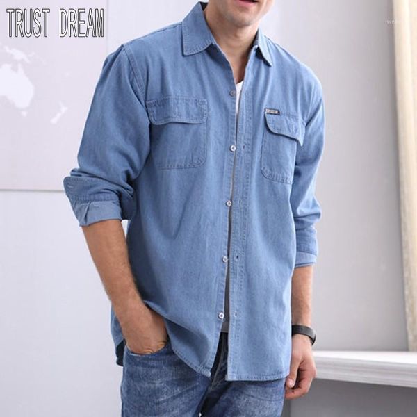 wholesale- trust dream 2017 spring autumn men loose denim shirt thin long-sleeve cotton casual man shirt plus size1, White;black
wholesale- trust dream 2017 spring autumn men loose denim shirt thin long-sleeve cotton casual man shirt plus size1, White;black