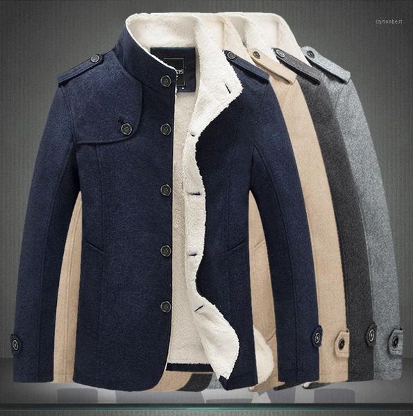 men's jackets velvet jacket brand men wool coats 2021 winter fashion solid color coat male thick warm overcoat1, Black;brown
men's jackets velvet jacket brand men wool coats 2021 winter fashion solid color coat male thick warm overcoat1, Black;brown
