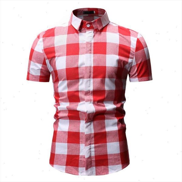mens short sleeve checkered button down blouse white plaid red shirt mens fashions chemise homme dress shirts men clothes ys55, White;black
mens short sleeve checkered button down blouse white plaid red shirt mens fashions chemise homme dress shirts men clothes ys55, White;black