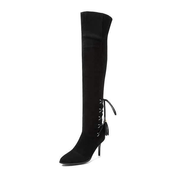 2021 the new casual style toe-herd on the knee lace black zipper red high stiletto riding boots women's shoes yj3n
2021 the new casual style toe-herd on the knee lace black zipper red high stiletto riding boots women's shoes yj3n
