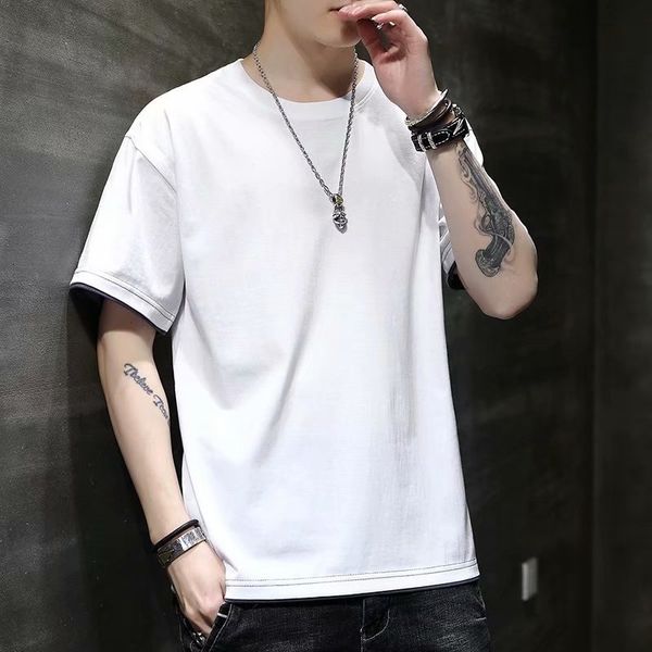 man's vintage t shirt for men thick print men's cotton casual knitted mens t-shirt one piece tshirt, White;black
man's vintage t shirt for men thick print men's cotton casual knitted mens t-shirt one piece tshirt, White;black