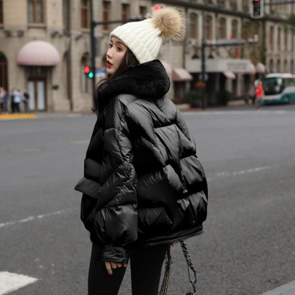 large natural fox fur hooded winter down coat women 90% white duck down jacket thick warm parkas female outerwear pure color c1204, Black
large natural fox fur hooded winter down coat women 90% white duck down jacket thick warm parkas female outerwear pure color c1204, Black