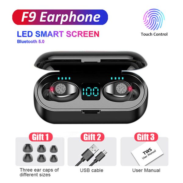 wireless bluetooth earphone v5.0 f9 tws headphone led display touch control hifi stereo earbuds 2000mah power bank headset with mic
wireless bluetooth earphone v5.0 f9 tws headphone led display touch control hifi stereo earbuds 2000mah power bank headset with mic