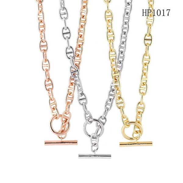 wholesale fashion necklace stainless steel jewelry gold chains h designer jewelry womens necklace pig nose chain necklace valentines gift, Silver
wholesale fashion necklace stainless steel jewelry gold chains h designer jewelry womens necklace pig nose chain necklace valentines gift, Silver