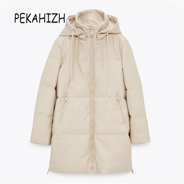 winter women fashion slim oversize jacket coat vintage pocket hat drawstring warm pu jacket coat famale outerwear chic 201214, Black
winter women fashion slim oversize jacket coat vintage pocket hat drawstring warm pu jacket coat famale outerwear chic 201214, Black