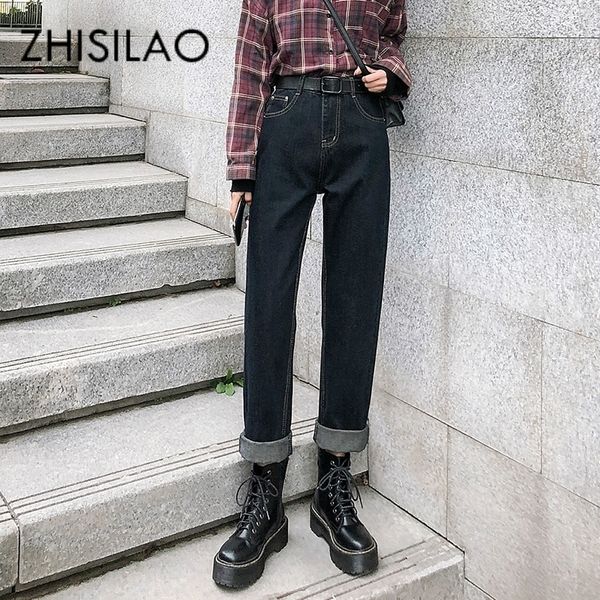 straight women vintage high waist boyfriend black mom retro skinny denim casual jeans maxi 201029, Blue
straight women vintage high waist boyfriend black mom retro skinny denim casual jeans maxi 201029, Blue