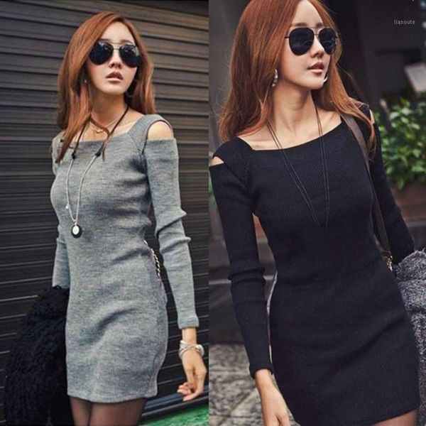 2019 fashion autumn winter women sweater knitted dresses long sleeve bodycon stretch ladies solid casual party dress vestidos 101, Black;gray
2019 fashion autumn winter women sweater knitted dresses long sleeve bodycon stretch ladies solid casual party dress vestidos 101, Black;gray