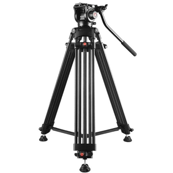 professional heavy duty video camcorder aluminum alloy tripod with fluid drag head for dslr / slr camera height: 80-160cm
professional heavy duty video camcorder aluminum alloy tripod with fluid drag head for dslr / slr camera height: 80-160cm