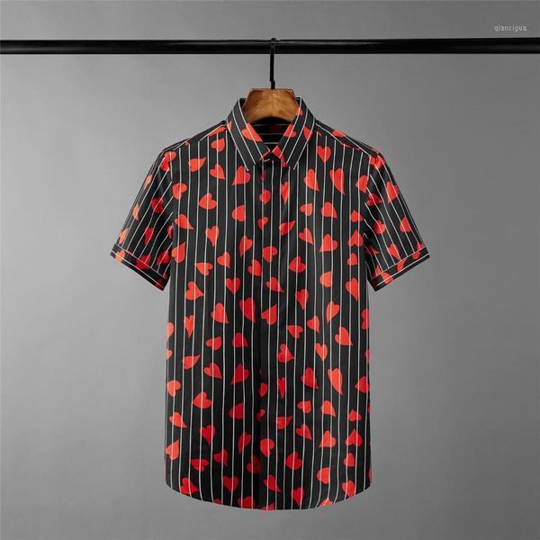 new men shirt luxury red lip printing short sleeve mens shirts allover printed summer man shirts party men 4xl1, White;black
new men shirt luxury red lip printing short sleeve mens shirts allover printed summer man shirts party men 4xl1, White;black