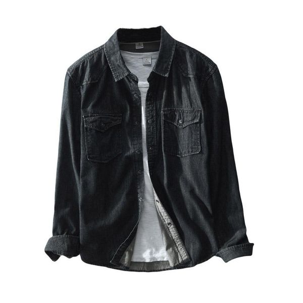 men's casual shirts mcikkny men spring jeans long sleeves slim fit denim shirt autumn cotton outfit clothes for male size -3xl, White;black
men's casual shirts mcikkny men spring jeans long sleeves slim fit denim shirt autumn cotton outfit clothes for male size -3xl, White;black