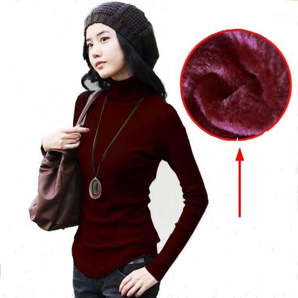 slim thicken interior velvet casual thick warm women's autumn winter turtleneck sweater big size solid color long-sleeved1, White;black
slim thicken interior velvet casual thick warm women's autumn winter turtleneck sweater big size solid color long-sleeved1, White;black