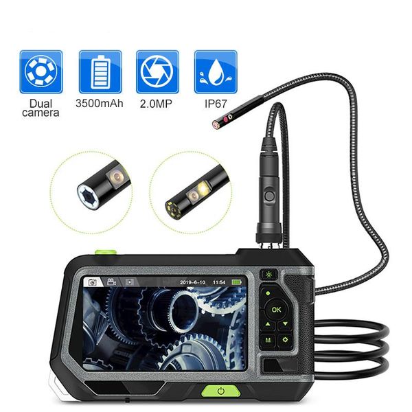 5.5mm dual lens industrial endoscope 2.0mp inspection camera 5 inch 1280p hd lcd screen waterproof borescope with 6 led lights
5.5mm dual lens industrial endoscope 2.0mp inspection camera 5 inch 1280p hd lcd screen waterproof borescope with 6 led lights