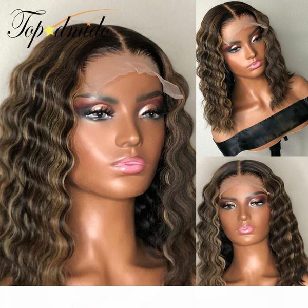 dmido highlight color lace front human hair wigs with natural hairline brazilian remy hair deep wave bob lace front wigs, Black;brown
dmido highlight color lace front human hair wigs with natural hairline brazilian remy hair deep wave bob lace front wigs, Black;brown