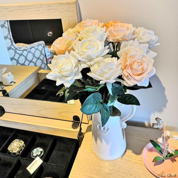 decorative flowers & wreaths 3pcs artificial rose flower fake latex silk floral wedding bouquet bridal hydrangea decor home garden european
decorative flowers & wreaths 3pcs artificial rose flower fake latex silk floral wedding bouquet bridal hydrangea decor home garden european