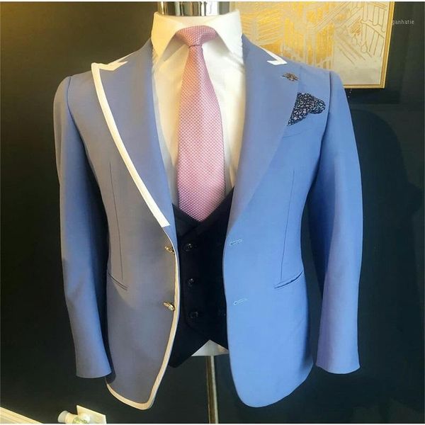 one piece men suits light sky blue modern formal customized fit lapel party coat casual party outfit, White;black
one piece men suits light sky blue modern formal customized fit lapel party coat casual party outfit, White;black