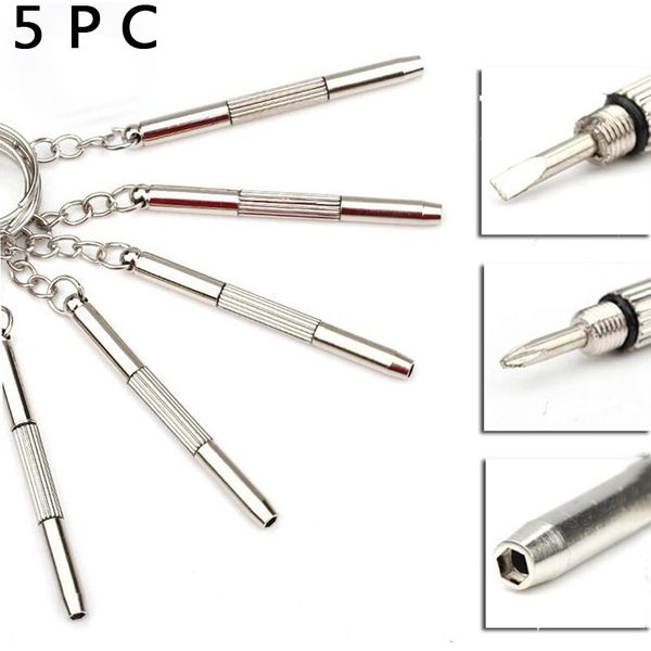 keychains three-purpose small 5pcs keyrings home portable outdoor practical combination tool screwdriver key chains, Silver
keychains three-purpose small 5pcs keyrings home portable outdoor practical combination tool screwdriver key chains, Silver