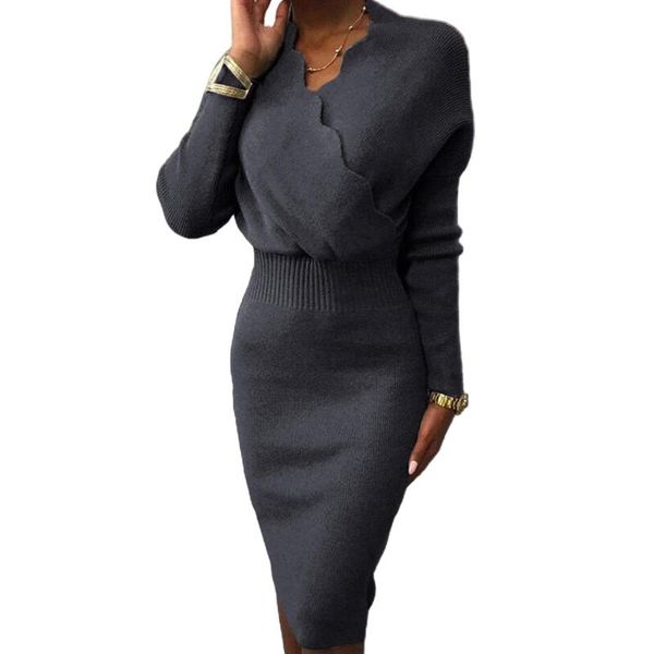 casual dresses autumn women lace v neck solid color long sleeve bodycon knee-length party dress, Black;gray
casual dresses autumn women lace v neck solid color long sleeve bodycon knee-length party dress, Black;gray