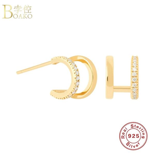 stud boako fine jewelry s925 silver earrings for women 2021 crystal cz hook pendiente piercing ohrringe brincos aretes, Golden;silver
stud boako fine jewelry s925 silver earrings for women 2021 crystal cz hook pendiente piercing ohrringe brincos aretes, Golden;silver