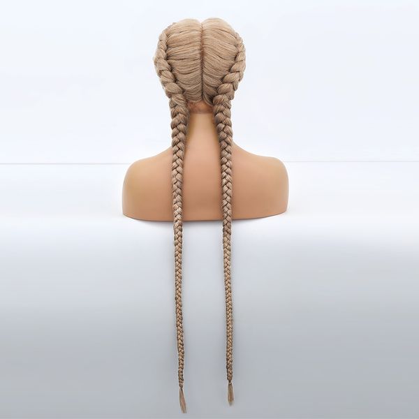 costume accessories braided lace front wig synthetic wigs for black women brown ombre 36 inch long dutch twins braids with baby hair 360, Silver
costume accessories braided lace front wig synthetic wigs for black women brown ombre 36 inch long dutch twins braids with baby hair 360, Silver