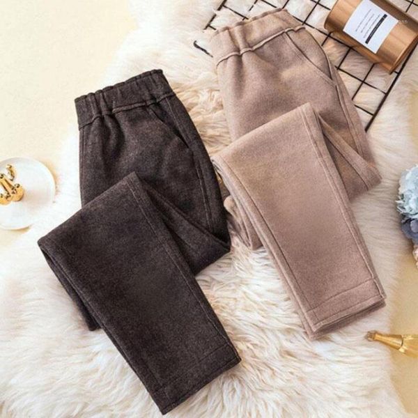 korean winter wool pants women new high waist thick harem pants casual trousers female autumn warm ankle-length plus size1, Black;white
korean winter wool pants women new high waist thick harem pants casual trousers female autumn warm ankle-length plus size1, Black;white