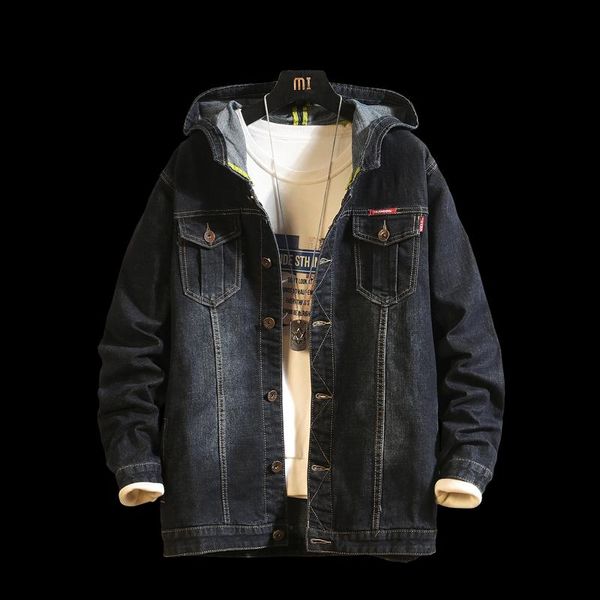 2020 осенью и зимние мужские толстовки куртки мода повседневная черная джинсовая куртка вышивка мужчины, Black;brown 
2020 осенью и зимние мужские толстовки куртки мода повседневная черная джинсовая куртка вышивка мужчины, Black;brown