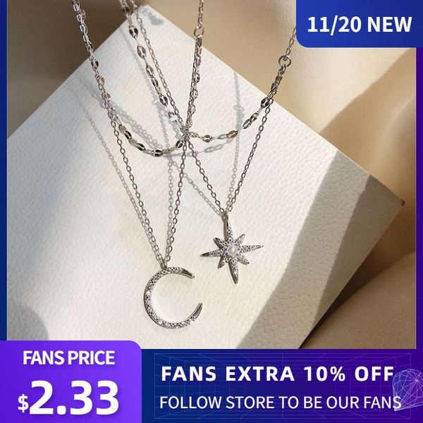 chains anenjery shiny cz moon star double layer choker necklace for women silver color daily party jewelry gifts s-n733
chains anenjery shiny cz moon star double layer choker necklace for women silver color daily party jewelry gifts s-n733