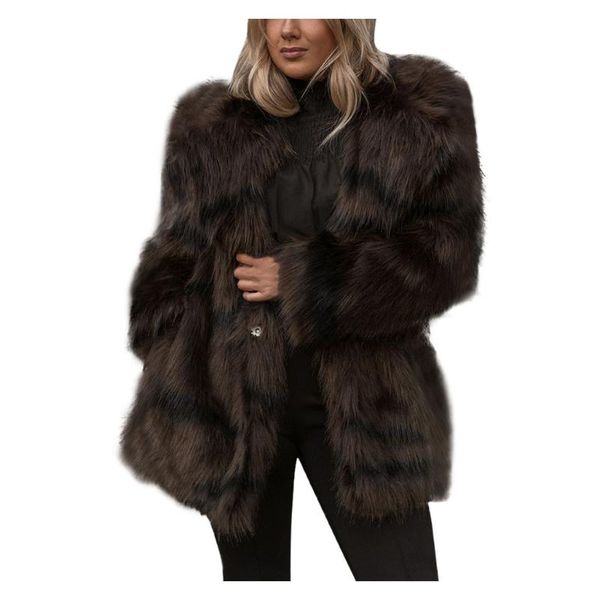 fashion winter coat women luxury faux fur coat plus size women stand fur collar long sleeve faux jacket fourrure, Black
fashion winter coat women luxury faux fur coat plus size women stand fur collar long sleeve faux jacket fourrure, Black