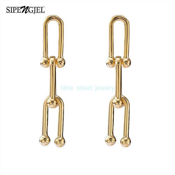dangle & chandelier fashion thick link geometric gold drop earrings multi chain thin for women ins jewelry 2021, Silver
dangle & chandelier fashion thick link geometric gold drop earrings multi chain thin for women ins jewelry 2021, Silver