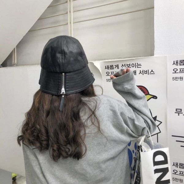 beanie/skull caps autumn/winter hat female pu leather personality zipper fisherman fashion wild sun retro basin designer bonnet, Blue;gray
beanie/skull caps autumn/winter hat female pu leather personality zipper fisherman fashion wild sun retro basin designer bonnet, Blue;gray