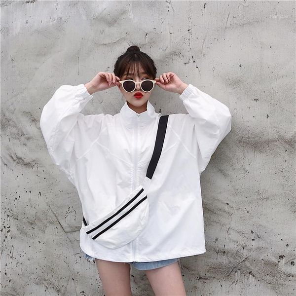 women basic jackets female zipper pockets casual long sleeves coats autumn hooded jacket two tone windbreaker jacket1, Black;brown
women basic jackets female zipper pockets casual long sleeves coats autumn hooded jacket two tone windbreaker jacket1, Black;brown