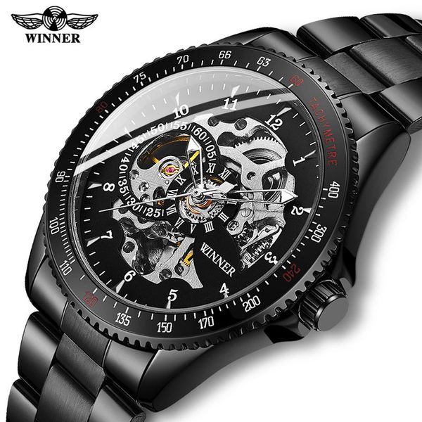 drop shipping men automatic mechanical watch winner men black stainless steel watches fashion skeleton steampunk male clocks 201113, Slivery;brown
drop shipping men automatic mechanical watch winner men black stainless steel watches fashion skeleton steampunk male clocks 201113, Slivery;brown