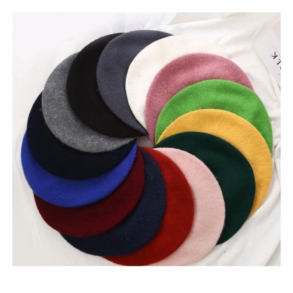 vintage women autumn winter berets hat for girls faux wool solid color caps female baggy bonnet gifts w jllwnq, Blue;gray
vintage women autumn winter berets hat for girls faux wool solid color caps female baggy bonnet gifts w jllwnq, Blue;gray