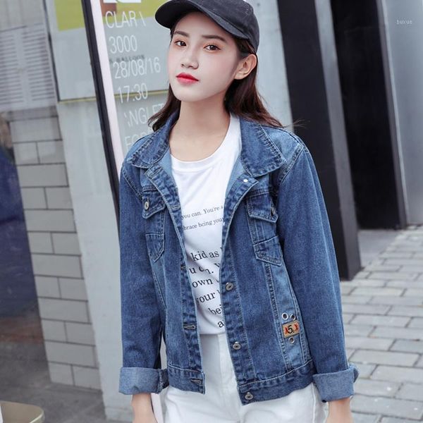 women's jackets basic denim female long sleeve jean jacket women korean loose blue chaqueta mujer casual turn-down collar coat1, Black;brown
women's jackets basic denim female long sleeve jean jacket women korean loose blue chaqueta mujer casual turn-down collar coat1, Black;brown