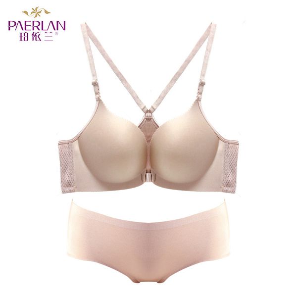 paerlan lingerie set comfort panties bra set front closure wire small breast gather smooth seamless bra and panty set c1211, Black;white
paerlan lingerie set comfort panties bra set front closure wire small breast gather smooth seamless bra and panty set c1211, Black;white