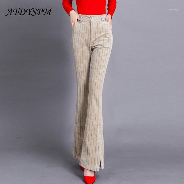 women's corduroy pants autumn winter thick warm pants elegant bodycon trumpet high waist casual trousers1, Black;white
women's corduroy pants autumn winter thick warm pants elegant bodycon trumpet high waist casual trousers1, Black;white