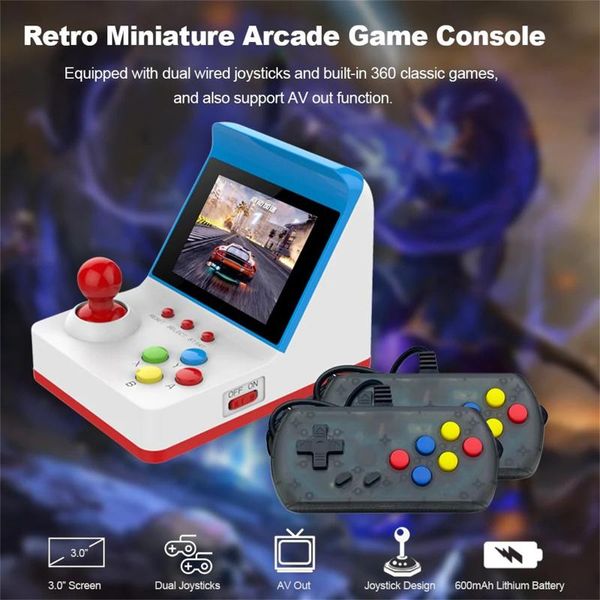 mini arcade game 360 classic handheld games portable for kids & adults 2.4" eye-protected colorful screen & rechargeable battery
mini arcade game 360 classic handheld games portable for kids & adults 2.4" eye-protected colorful screen & rechargeable battery