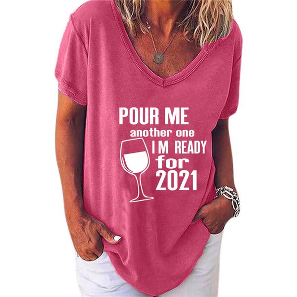 plus size women designer t-shirt summer wine cup casual t shirt pour me another one i am ready for 2021 letter tshirt blouse tee g10501, White
plus size women designer t-shirt summer wine cup casual t shirt pour me another one i am ready for 2021 letter tshirt blouse tee g10501, White