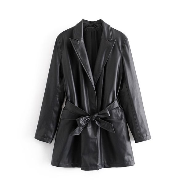 2021 new speed sell pass style autumn europe and the united states women's pu leather belt jacket female suit 64117 1a4q, Black;brown
2021 new speed sell pass style autumn europe and the united states women's pu leather belt jacket female suit 64117 1a4q, Black;brown
