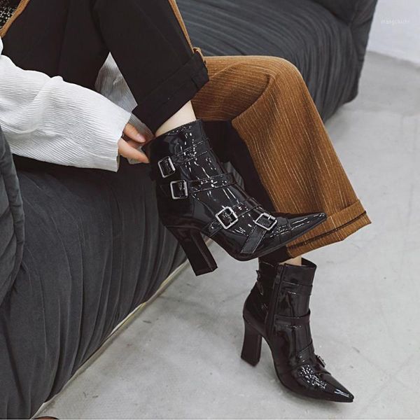 2020 motorcycle western cowboy bootsshiny pu leather autumn winter women high heels cowgirl punk boots shoes1, Black
2020 motorcycle western cowboy bootsshiny pu leather autumn winter women high heels cowgirl punk boots shoes1, Black