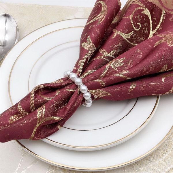 manual beads napkin ring elastic force pearl reusable napkins buckle fashion selling with superior quality 1 8hw j1
manual beads napkin ring elastic force pearl reusable napkins buckle fashion selling with superior quality 1 8hw j1