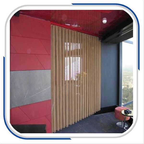 customized metal coil drapery chain link curtain for room divider and fireplace screen
customized metal coil drapery chain link curtain for room divider and fireplace screen