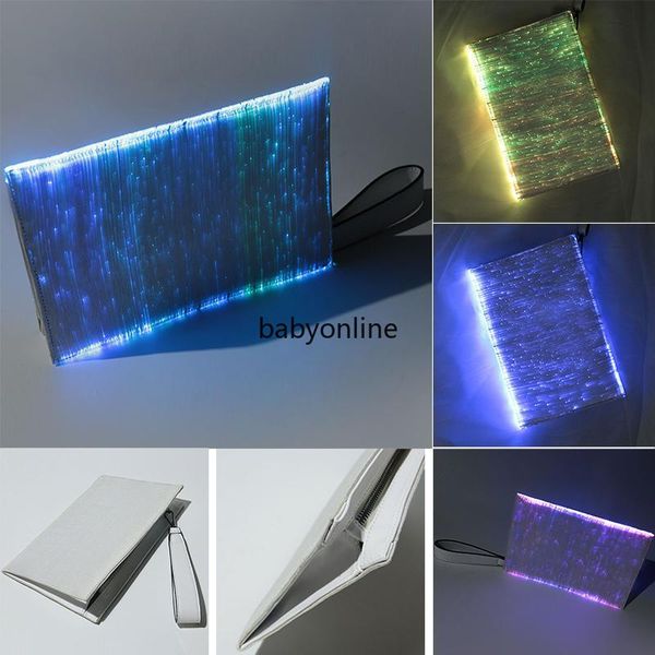 new led luminous wallet fashion trend colorful bling bling glow fiber optic drawstring handbag luxury women purse backpack handbag
new led luminous wallet fashion trend colorful bling bling glow fiber optic drawstring handbag luxury women purse backpack handbag