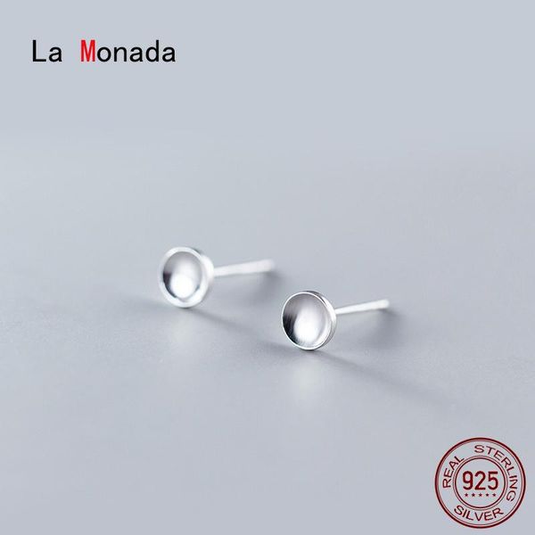 stud la monada women earrings 925 silver original korean concave round small female jewelry real, Golden;silver
stud la monada women earrings 925 silver original korean concave round small female jewelry real, Golden;silver
