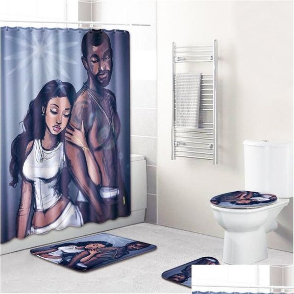 the african shower curtain 4pcs bathroom rug sets women and men bath mat anti slip toilet mat carpet for home d qyleby ppshop01
the african shower curtain 4pcs bathroom rug sets women and men bath mat anti slip toilet mat carpet for home d qyleby ppshop01