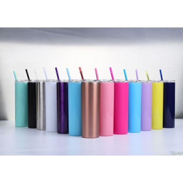 20oz stainless steel skinny tumbler vacuum insulated straight cup beer coffee mug glasses with lids and straws cca10386 48pcs for shipping
20oz stainless steel skinny tumbler vacuum insulated straight cup beer coffee mug glasses with lids and straws cca10386 48pcs for shipping