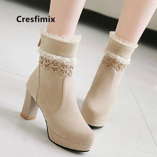 boots cresfimix women classic round toe beige winter heel female casual black cool autumn c6086
boots cresfimix women classic round toe beige winter heel female casual black cool autumn c6086